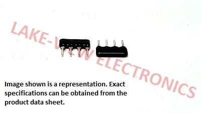 CINETECH RA4A103GB RESISTOR NETWORK 10K OHM 4P3R 2% SIP