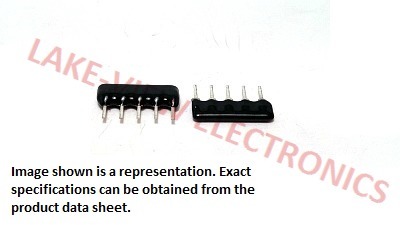 CINETECH RA5A103GB RESISTOR NETWORK 10K OHM 5P4R 2% SIP