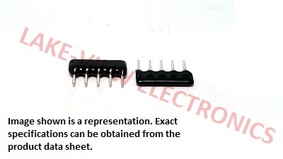 RESISTOR NETWORK 10K OHM 5P4R 2% SIP