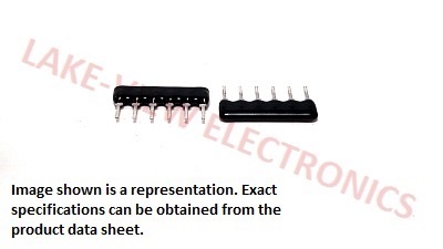 CINETECH RA6A222GB RESISTOR NETWORK 2.2K OHM 6P5R 2% SIP