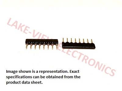 RESISTOR NETWORK 3.3K OHM 8P4R 2% SIP