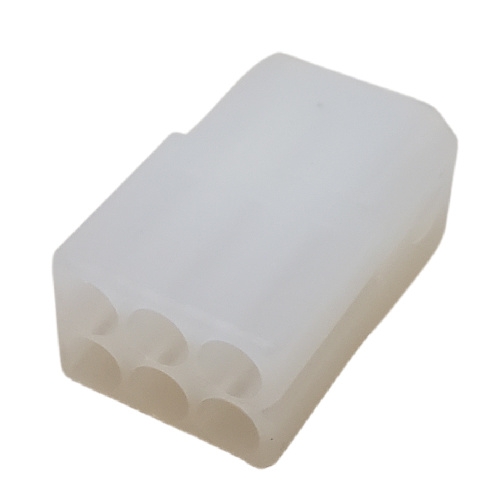 CONNECTOR PIN &amp; SOCKET 6 POS RECEPTACLE HSG LK RMP .093