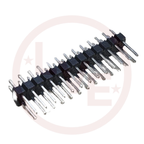TE CONN 1-103328-3 CONNECTOR HEADER 26 POS 2X13 THROUGH HOLE BREAKAWAY .100"P BLACK
