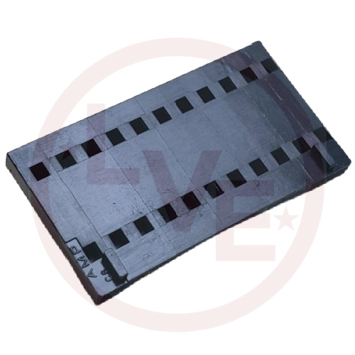 TE CONN 1-104257-0 CONNECTOR 11 POS RECEPTACLE HOUSING BLACK .100"P
