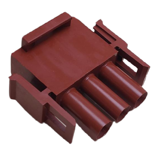 TE CONN 1-350766-1 CONNECTOR PLUG 3 POS 94V-0 UNIVERSAL MATE-N-LOK BROWN