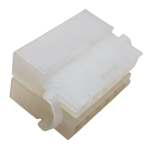 TE CONN 1-480288-0 CONNECTOR 12 POS RECEPTACLE COMMERCIAL MATE-N-LOK NATURAL .195"P
