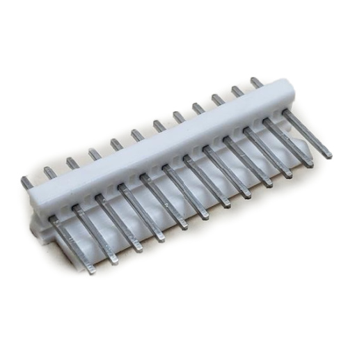 CONNECTOR HEADER 12 POS VERTICAL THROUGH HOLE .100"P TIN NATURAL