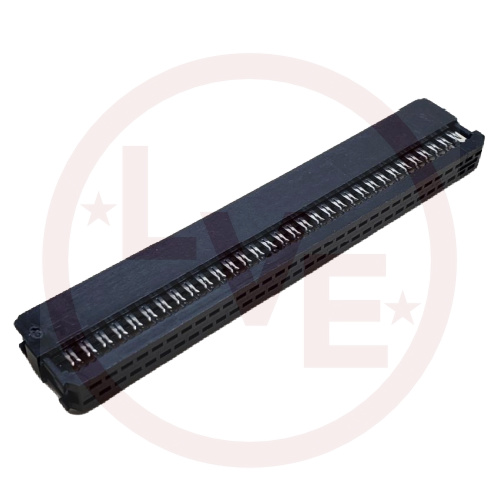 CONNECTOR HEADER 64 POS IDC SKT .100"P BLACK