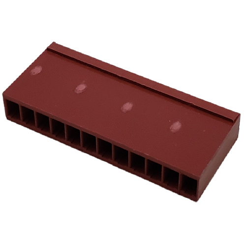 MOLEX 10-11-2123 CONNECTOR RECEPTACLE 12 POS HIGH PRESSURE CRIMP TERMINAL HSG .100P