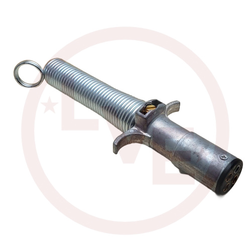 POLLAK 11-403 CONNECTOR 4-WAY PLUG 12-24VDC 35A WITH CABLE GUARD