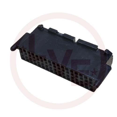 PACKARD 12065803 CONNECTOR 34 POS FEMALE MICRO-PACK 100 SERIES BLACK