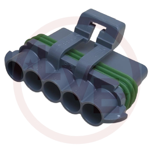CONNECTOR 5 POS FEMALE METRI-PACK 280 SERIES GRAY