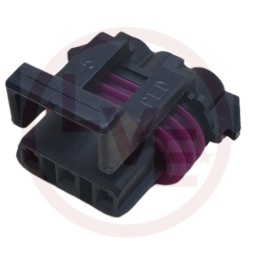 APTIV 12110293 CONNECTOR 3 POS FEMALE METRI-PACK 150 SERIES BLACK ASM