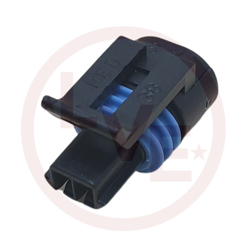 APTIV 12162194 CONNECTOR 2 POS FEMALE METRI-PACK 150 SERIES BLACK