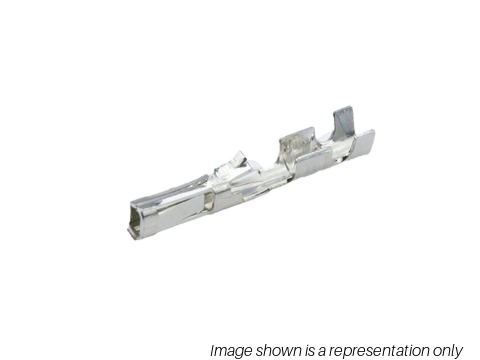 TERMINAL SL FEMALE 30-24 AWG .100P SOCKET TIN TAPE AND REEL
