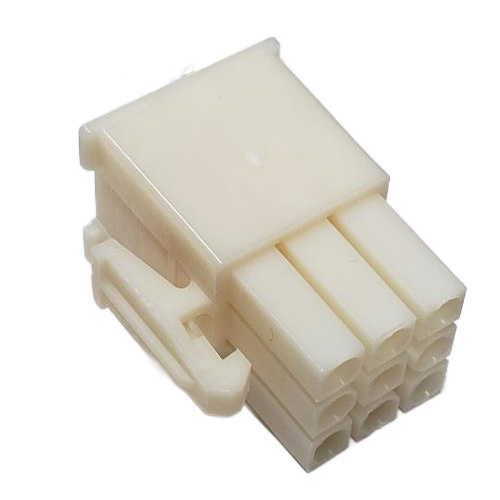 TE CONN 172169-1 CONNECTOR PIN & SOCKET 9 POS  PLUG MINI UNIV MATE-N-LOK NATURAL
