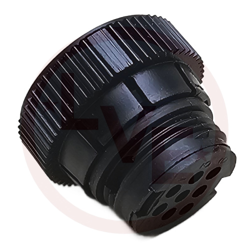 AMP 206434-1 CONNECTOR 8 POS PLUG HSG CPC (CIRCULAR PLASTIC) SIZE 11 BLACK