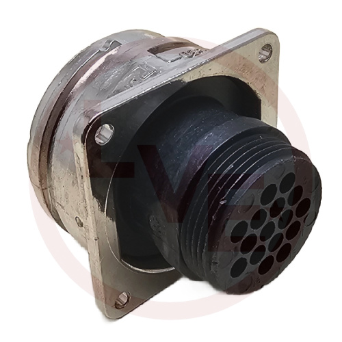 AMP 208489-1 CONNECTOR 16 POS RECEPTACLE HSG CPC (CIRCULAR PLASTIC) SIZE 22 SILVER