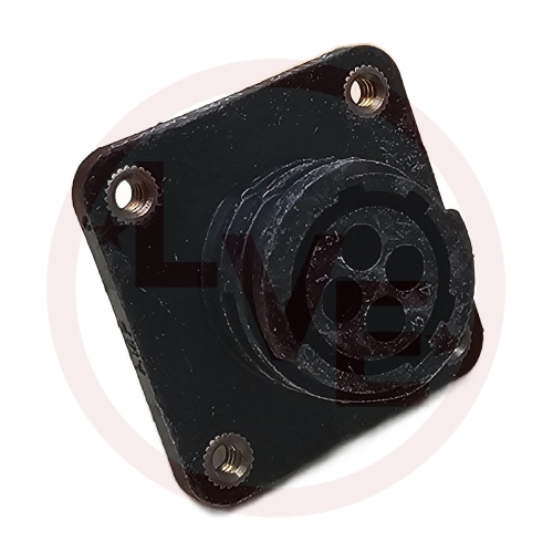 AMP 211102-1 CONNECTOR 4 POS RECEPTACLE HSG CPC (CIRCULAR PLASTIC) SIZE 11 BLACK
