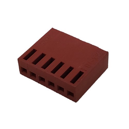 MOLEX 22-01-2061-R CONNECTOR HEADER RECEPTACLE 6 POS CRIMP TERMINAL HSG .100P