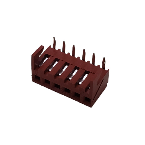 MOLEX 22-15-2066 CONNECTOR HEADER RECEPTACLE PCB 6 POS RIGHT ANGLE .100P