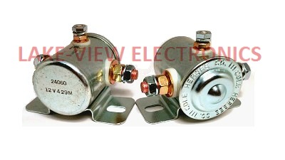 SOLENOID RELAY 12V 4.4 OHM INTMT 3STUD INSUL SPST