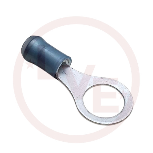 TERMINAL RING 16-14 AWG 5/16" STUD INSULATED BLUE NYLON