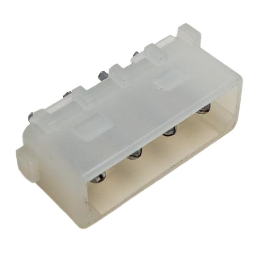 AMP 350211-1 CONNECTOR HEADER 4 POS TIN PCB .200"P NATURAL