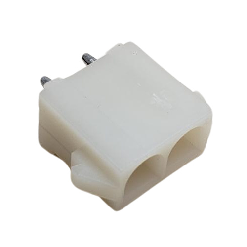 AMP 350759-4 CONNECTOR HEADER 2 POS VERTICAL THROUGH HOLE .250"P TIN NATURAL