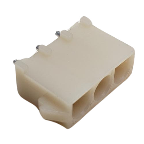 AMP 350760-4 CONNECTOR HEADER 3 POS VERTICAL THROUGH HOLE .250"P TIN NATURAL