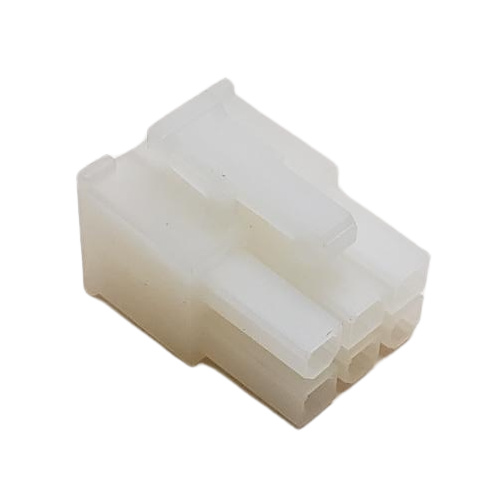 MOLEX 39-01-2060 CONNECTOR HEADER 6 POS RECEPTACLE HSG MINI-FIT JR. DUAL ROW .165P