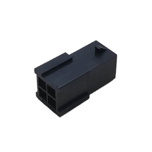CONNECTOR HEADER 4 POS DUAL ROW MICRO-FIT 3.0 MALE PLUG HSG .118P