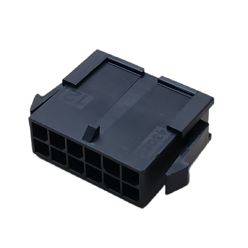 MOLEX 43020-1200 CONNECTOR HEADER 12 POS DUAL ROW MICRO-FIT 3.0 MALE PLUG HSG .118P