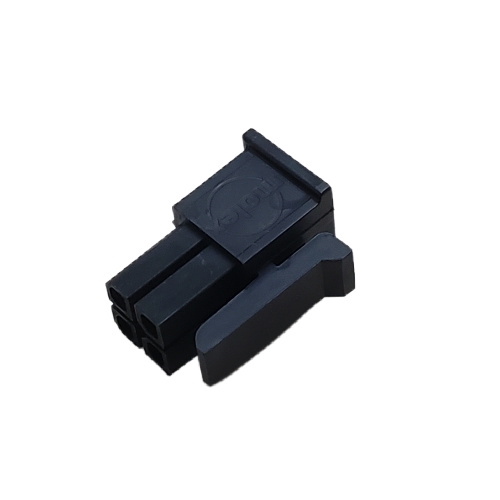 CONNECTOR HEADER 4 POS DUAL ROW FEMALE RECEPTACLE HSG .118P
