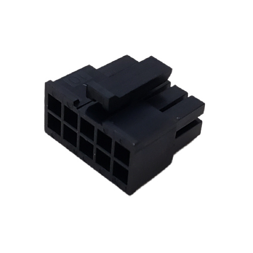 CONNECTOR HEADER 10 POS DUAL ROW FEMALE RECEPTACLE HSG .118P