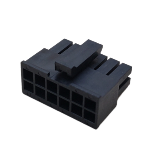 CONNECTOR HEADER 12 POS DUAL ROW FEMALE RECEPTACLE HSG .118P