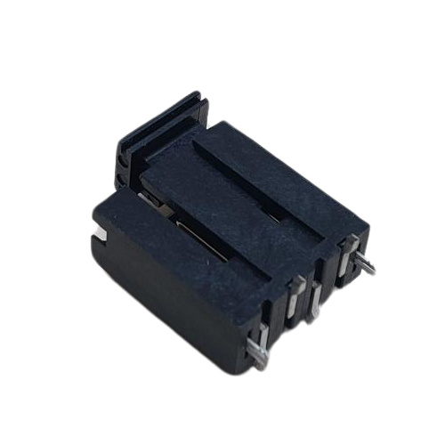 CONNECTOR HEADER 4POS MTE VERTICAL SMT .100"P BLACK