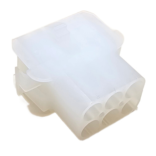 MOLEX 50-84-2060 CONNECTOR 6 POS PIN & SOCKET RECEPTACLE HSG NATURAL  6.35P
