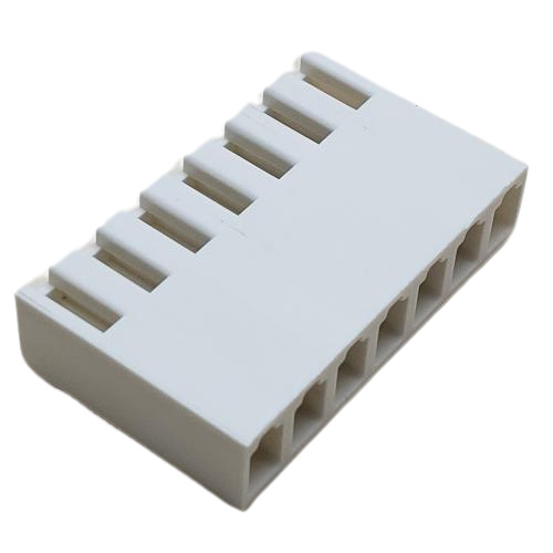 AMP 640251-7 CONNECTOR HEADER 7 POS RECEPTACLE W/RAMP .156"P NATURAL