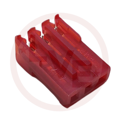 AMP 640428-3 TERMINAL HEADER 3 POS RECEPTACLE 18 AWG .156"P MTA-156 RED