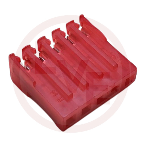 AMP 640428-5 TERMINAL HEADER 5 POS RECEPTACLE 18 AWG .156"P MTA-156 RED