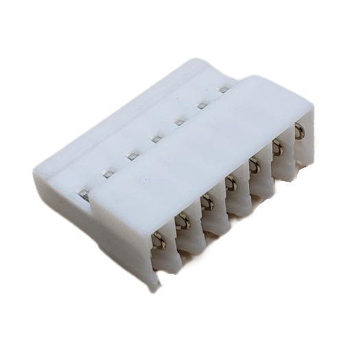 TERMINAL HEADER 7 POS RECEPTACLE 24 AWG .100"P MTA-100 WHITE
