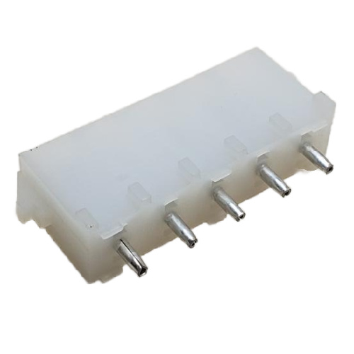 CONNECTOR HEADER 5 POS MALE VERTICAL THROUGH HOLE .250"P TIN NATURAL