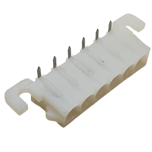 AMP 640587-1 CONNECTOR HEADER 5 POS MALE VERTICAL THROUGH HOLE RIGHT ANGLE .250"P TIN NATURAL