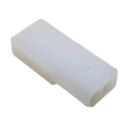 AMP 770342-1 CONNECTOR 2 POS RECEPTACLE HSG COMMERCIAL .62" PIN & SOCKET NATURAL W/DETENT LOCK