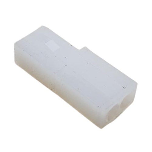 CONNECTOR 2 POS RECEPTACLE HSG COMMERCIAL .62" PIN &amp; SOCKET NATURAL W/DETENT LOCK