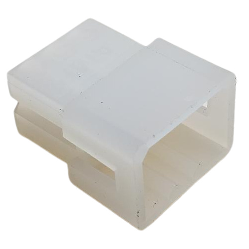 CONNECTOR 6 POS PLUG HSG COMMERCIAL .62" PIN &amp; SOCKET NATURAL W/DETENT LOCK