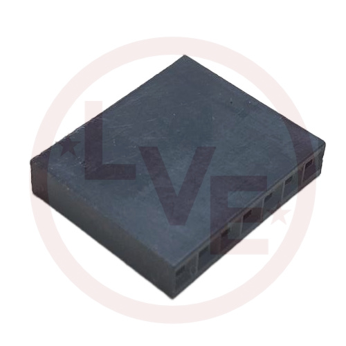 CONNECTOR RECEPTACLE 7 POS HSG .100"P BLACK