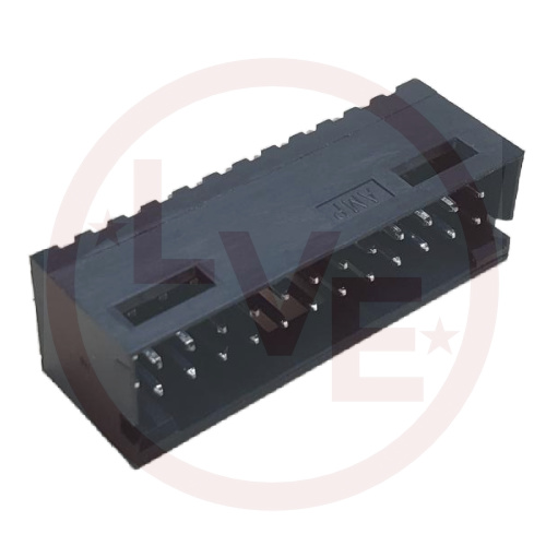 AMP 87589-8 CONNECTOR HEADER 24 POS MALE VERTICAL BLACK .100"P TIN