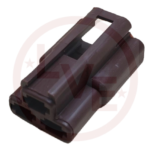 PACKARD 8905117 CONNECTOR 3 POS MALE 56 SERIES BROWN
